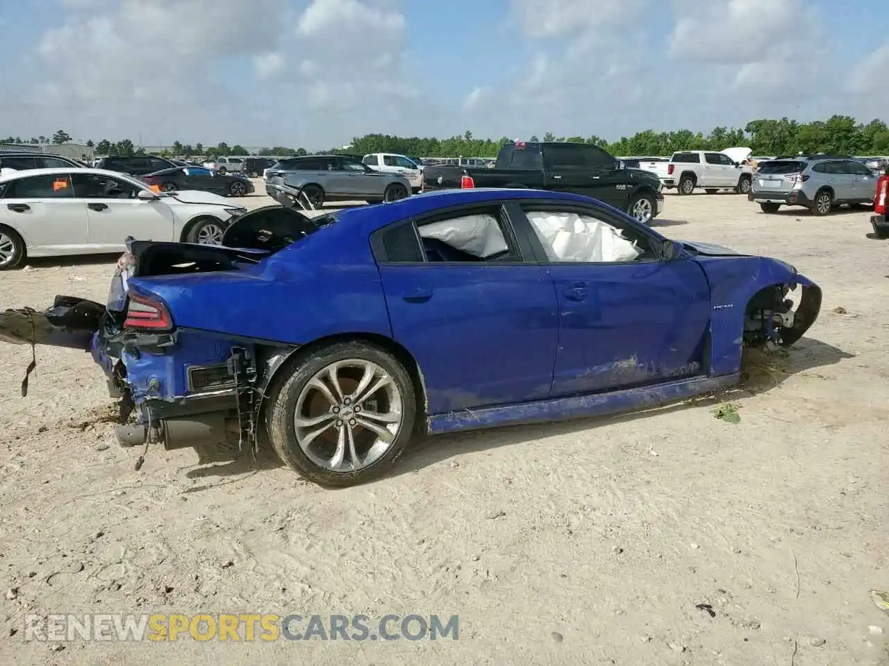 3 Photograph of a damaged car 2C3CDXCT7NH231873 DODGE CHARGER 2022