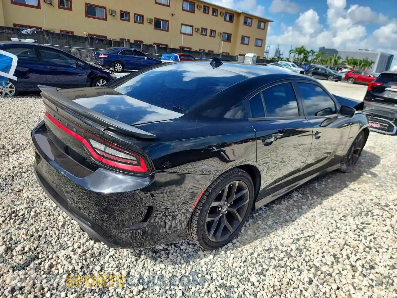 3 Photograph of a damaged car 2C3CDXCT8NH122757 DODGE CHARGER 2022