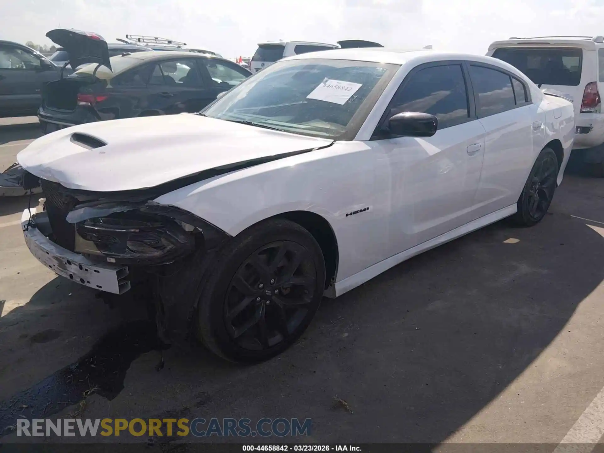 2 Photograph of a damaged car 2C3CDXCT8NH153829 DODGE CHARGER 2022