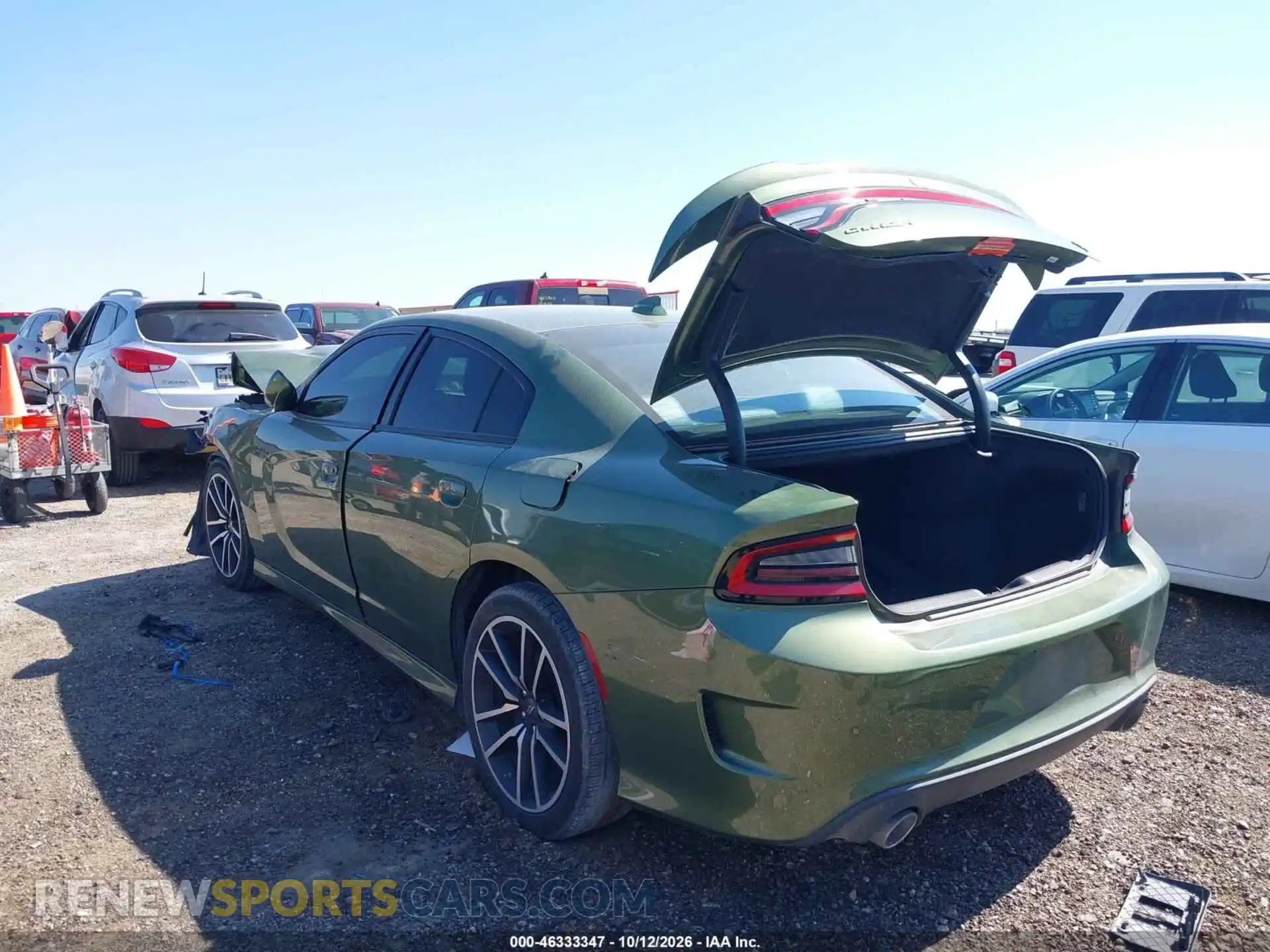 3 Photograph of a damaged car 2C3CDXCT8NH166743 DODGE CHARGER 2022