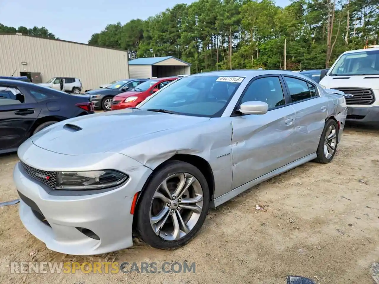 1 Photograph of a damaged car 2C3CDXCT8NH175930 DODGE CHARGER 2022