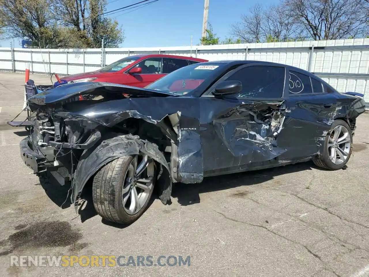 1 Photograph of a damaged car 2C3CDXCT8NH194896 DODGE CHARGER 2022