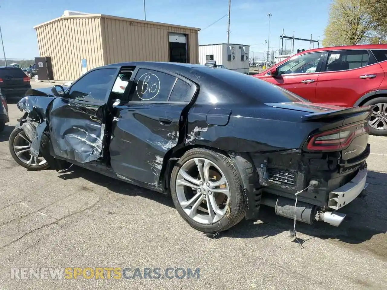 2 Photograph of a damaged car 2C3CDXCT8NH194896 DODGE CHARGER 2022