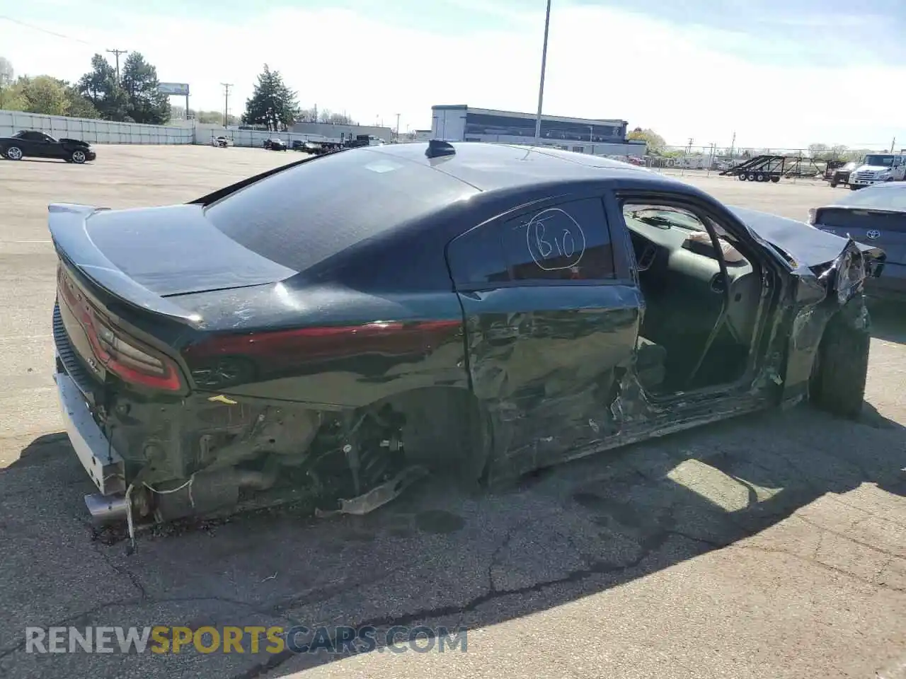 3 Photograph of a damaged car 2C3CDXCT8NH194896 DODGE CHARGER 2022