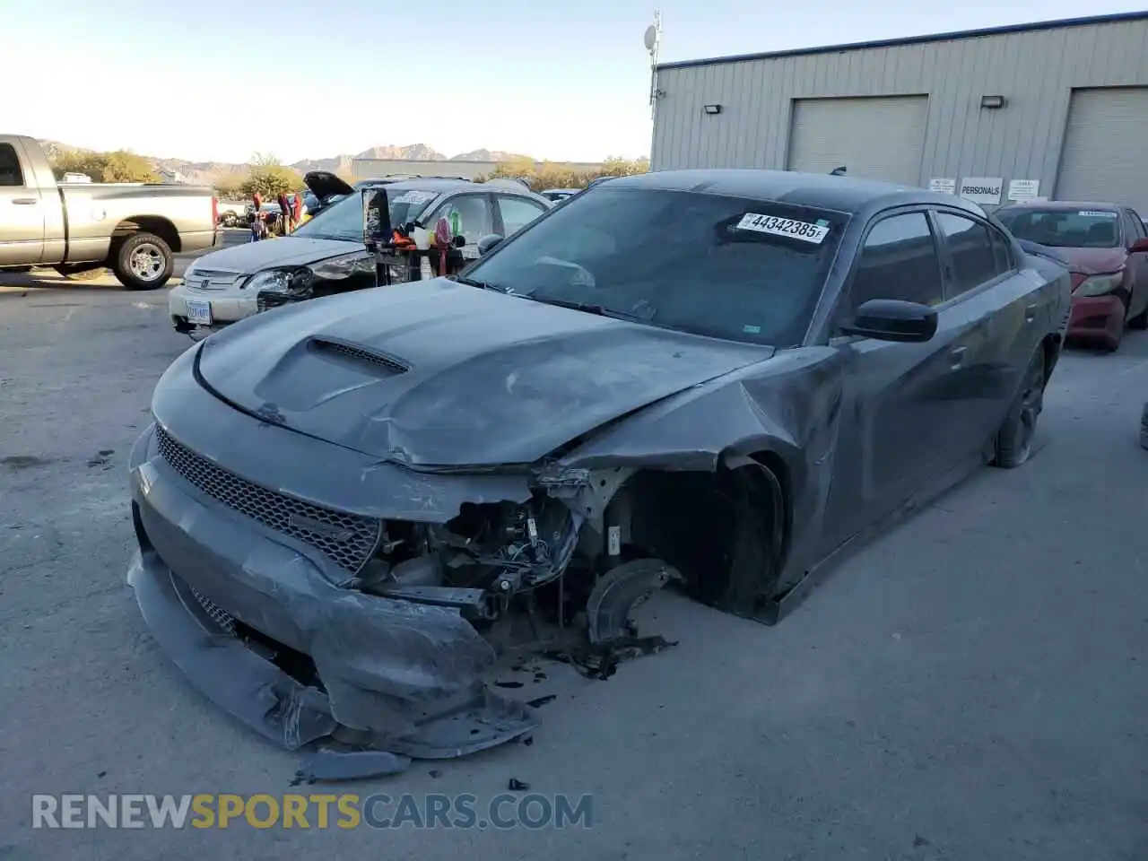 1 Photograph of a damaged car 2C3CDXCT8NH203337 DODGE CHARGER 2022
