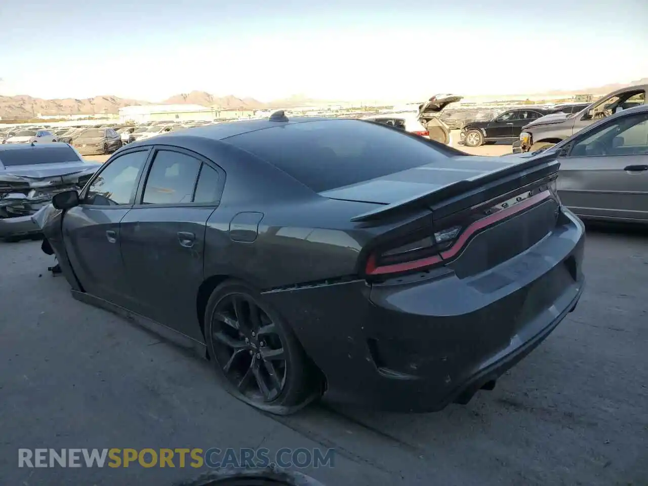 2 Photograph of a damaged car 2C3CDXCT8NH203337 DODGE CHARGER 2022