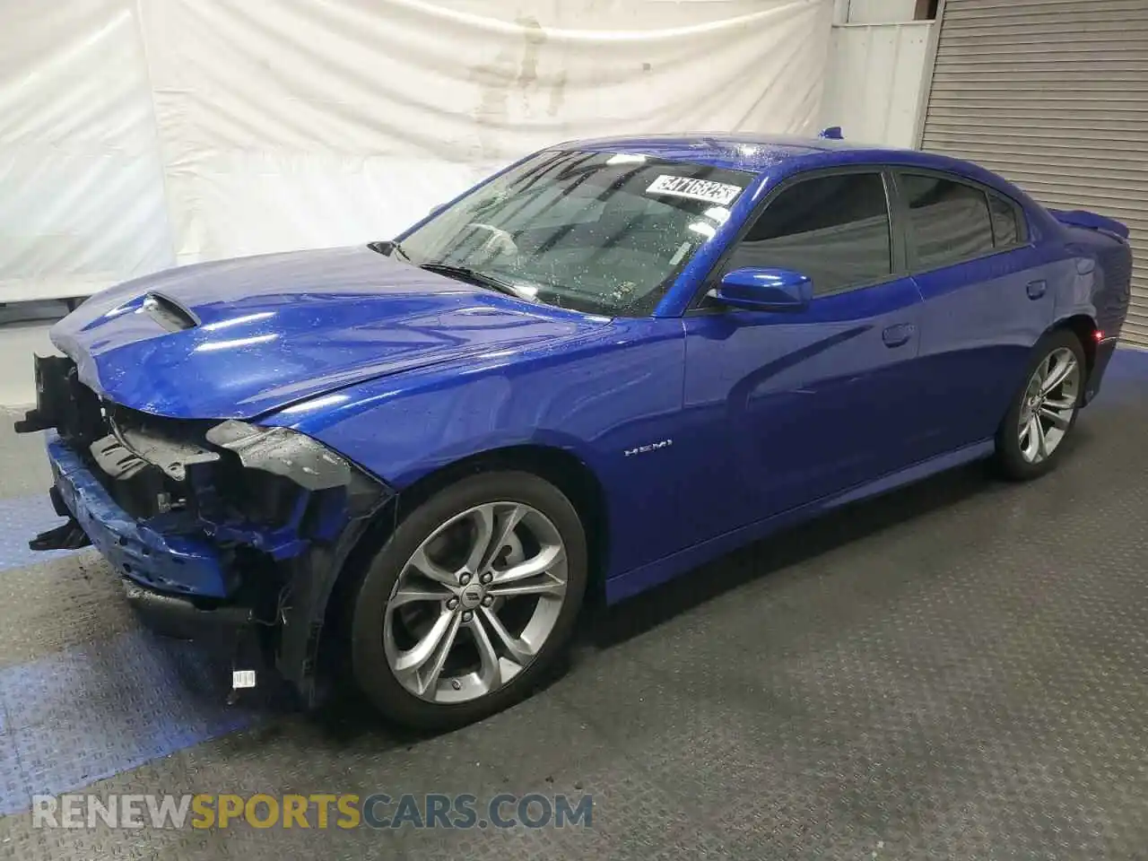1 Photograph of a damaged car 2C3CDXCT8NH232093 DODGE CHARGER 2022
