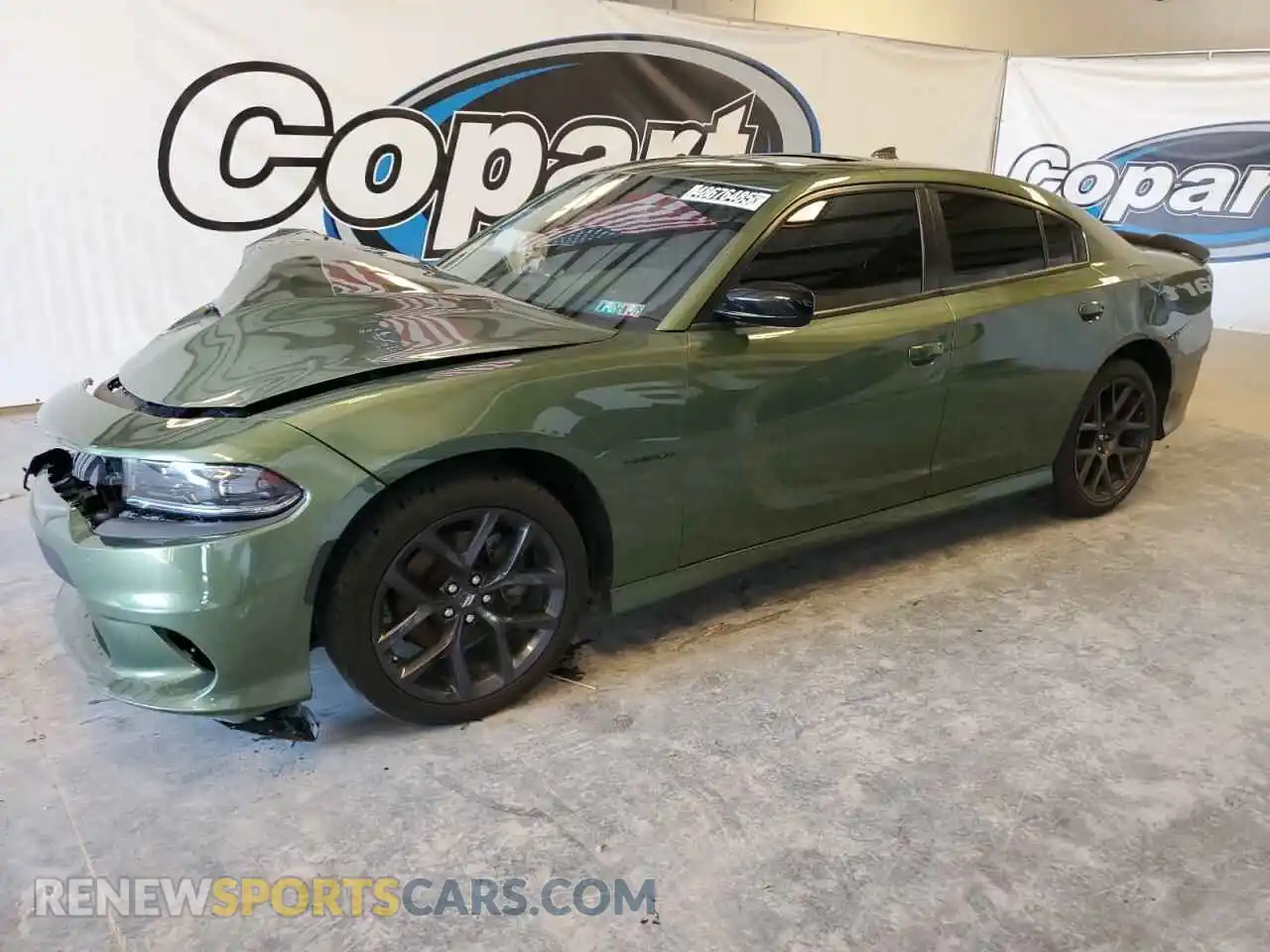 1 Photograph of a damaged car 2C3CDXCT8NH240405 DODGE CHARGER 2022