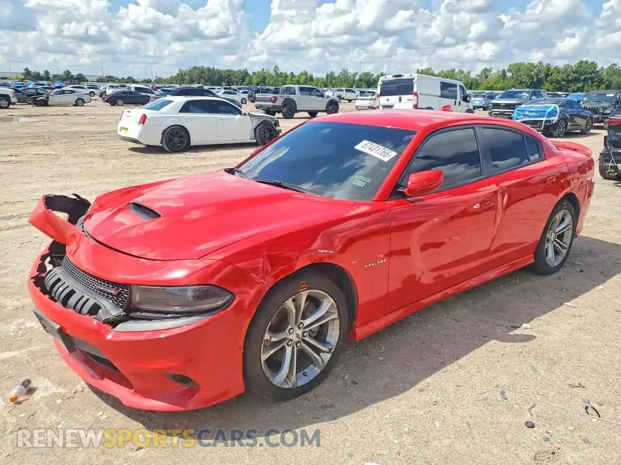 1 fotografías del automóvil dañado 2C3CDXCT8NH255437 DODGE CHARGER 2022