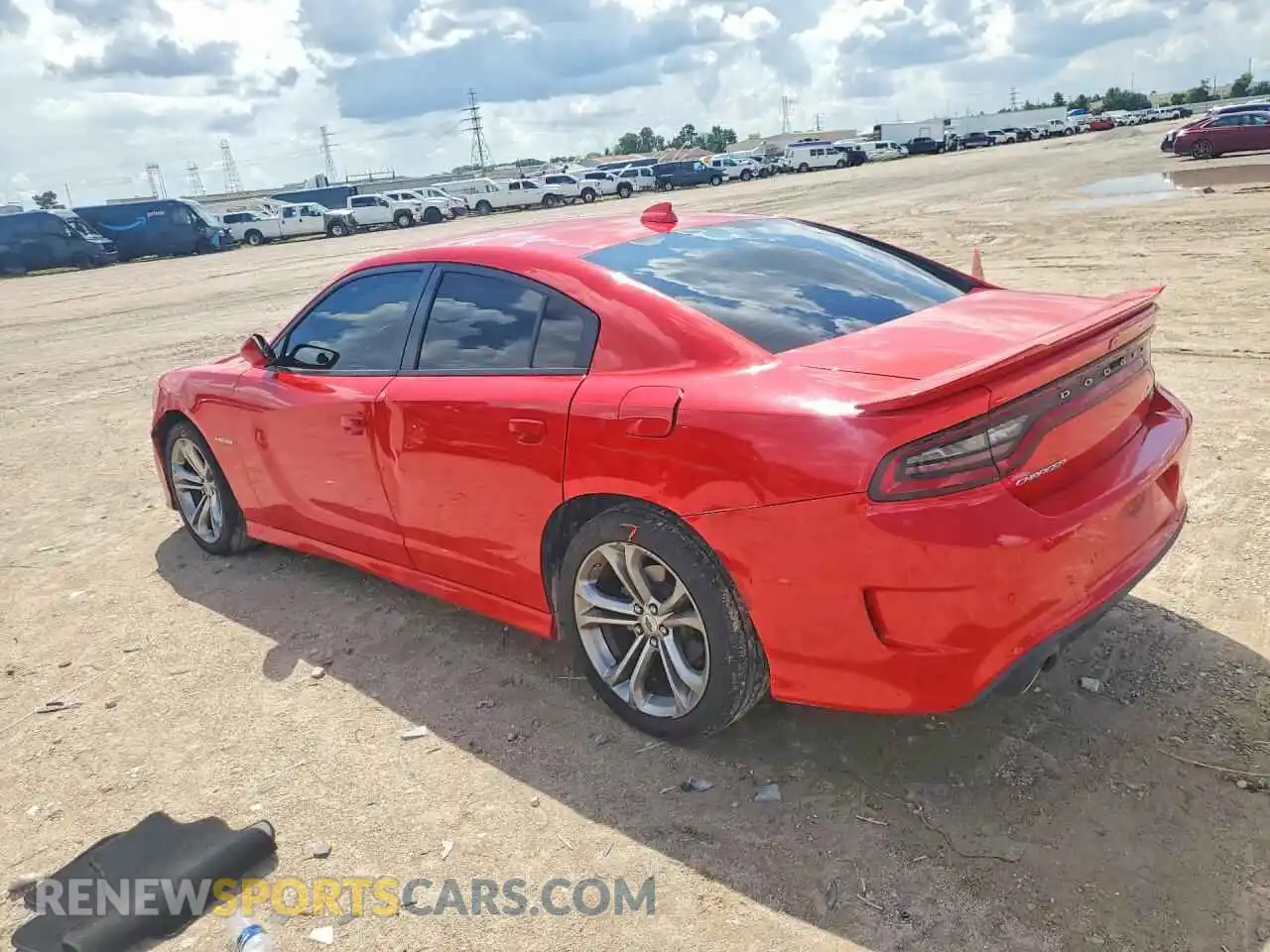 2 fotografías del automóvil dañado 2C3CDXCT8NH255437 DODGE CHARGER 2022