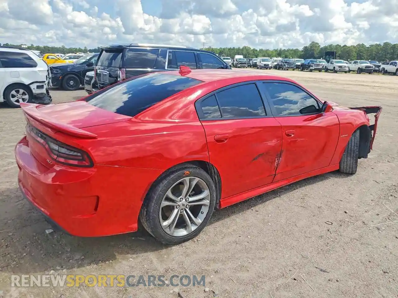 3 fotografías del automóvil dañado 2C3CDXCT8NH255437 DODGE CHARGER 2022