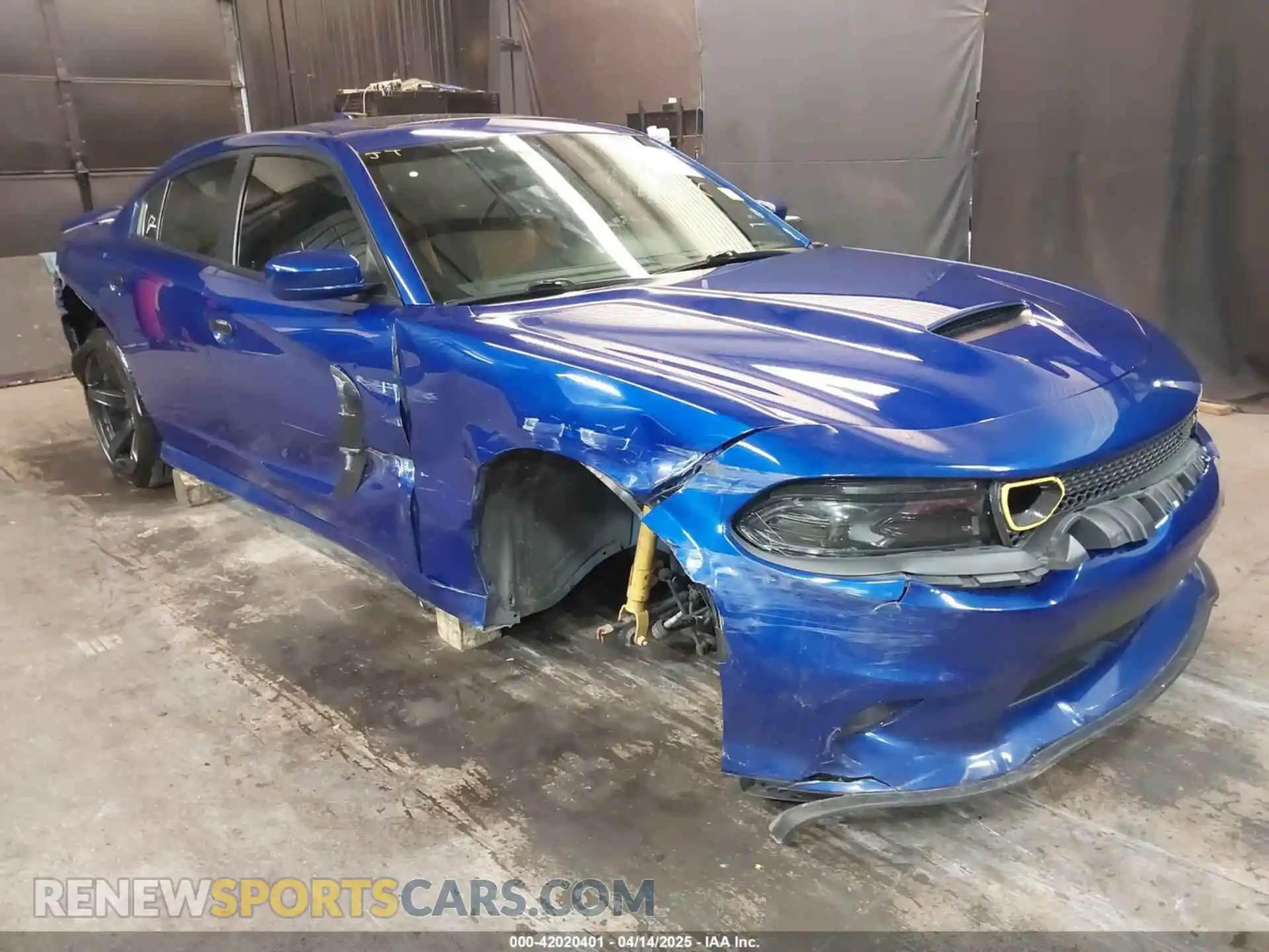 1 Photograph of a damaged car 2C3CDXCT9NH127952 DODGE CHARGER 2022