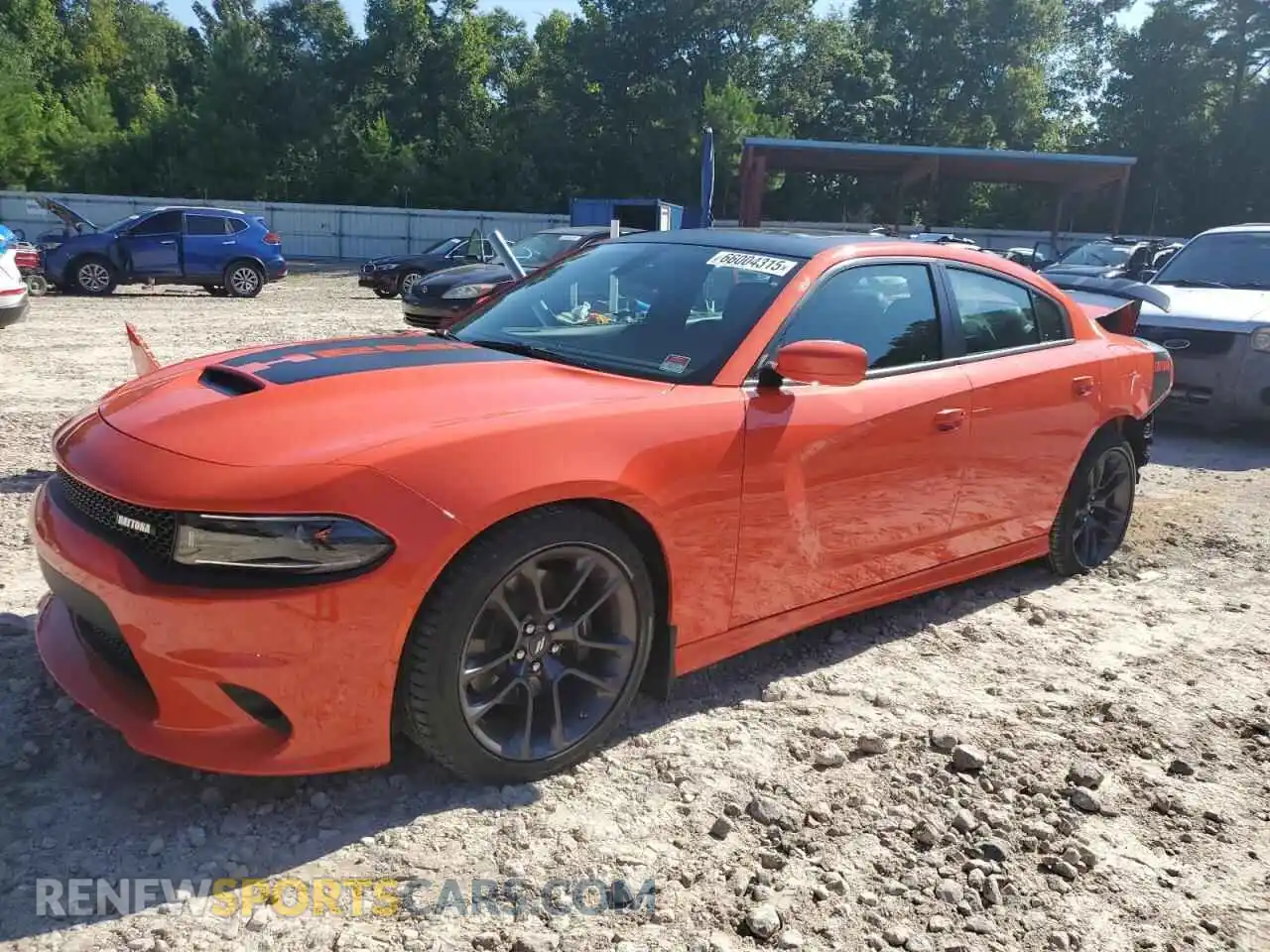 1 Photograph of a damaged car 2C3CDXCT9NH173944 DODGE CHARGER 2022