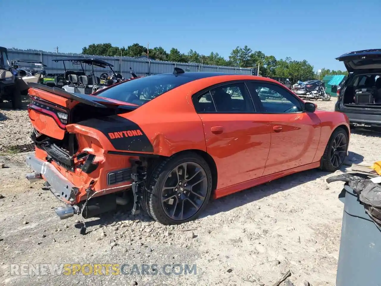 3 Photograph of a damaged car 2C3CDXCT9NH173944 DODGE CHARGER 2022