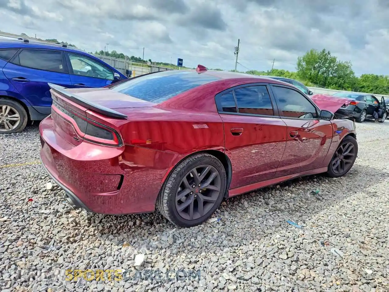 3 Photograph of a damaged car 2C3CDXCT9NH257066 DODGE CHARGER 2022