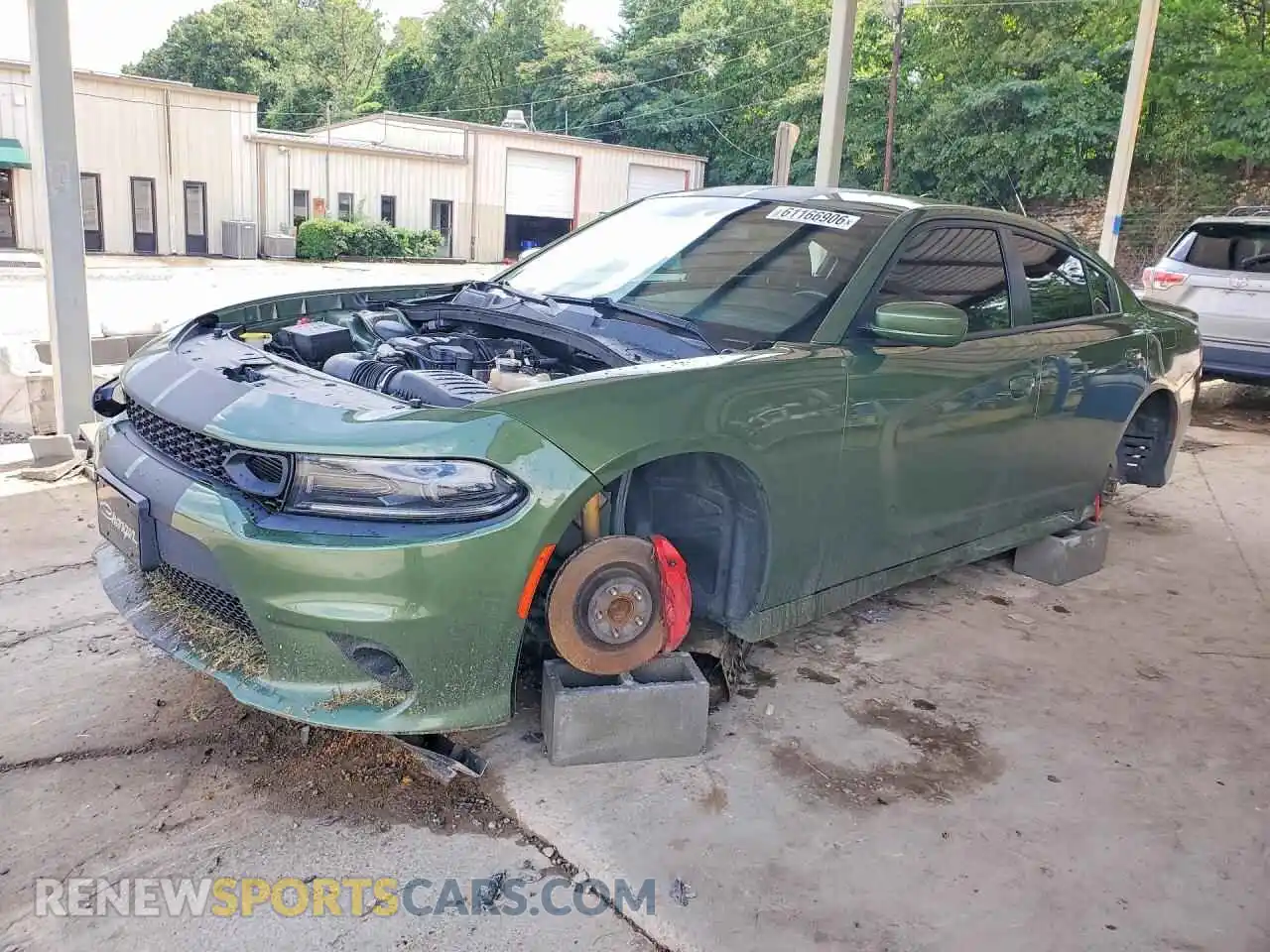 1 fotografías del automóvil dañado 2C3CDXCTXNH146042 DODGE CHARGER 2022