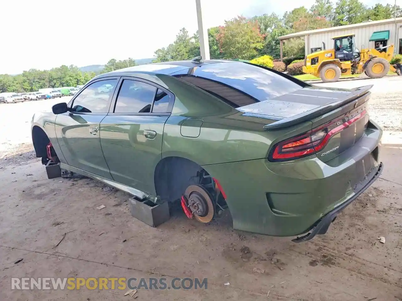2 fotografías del automóvil dañado 2C3CDXCTXNH146042 DODGE CHARGER 2022