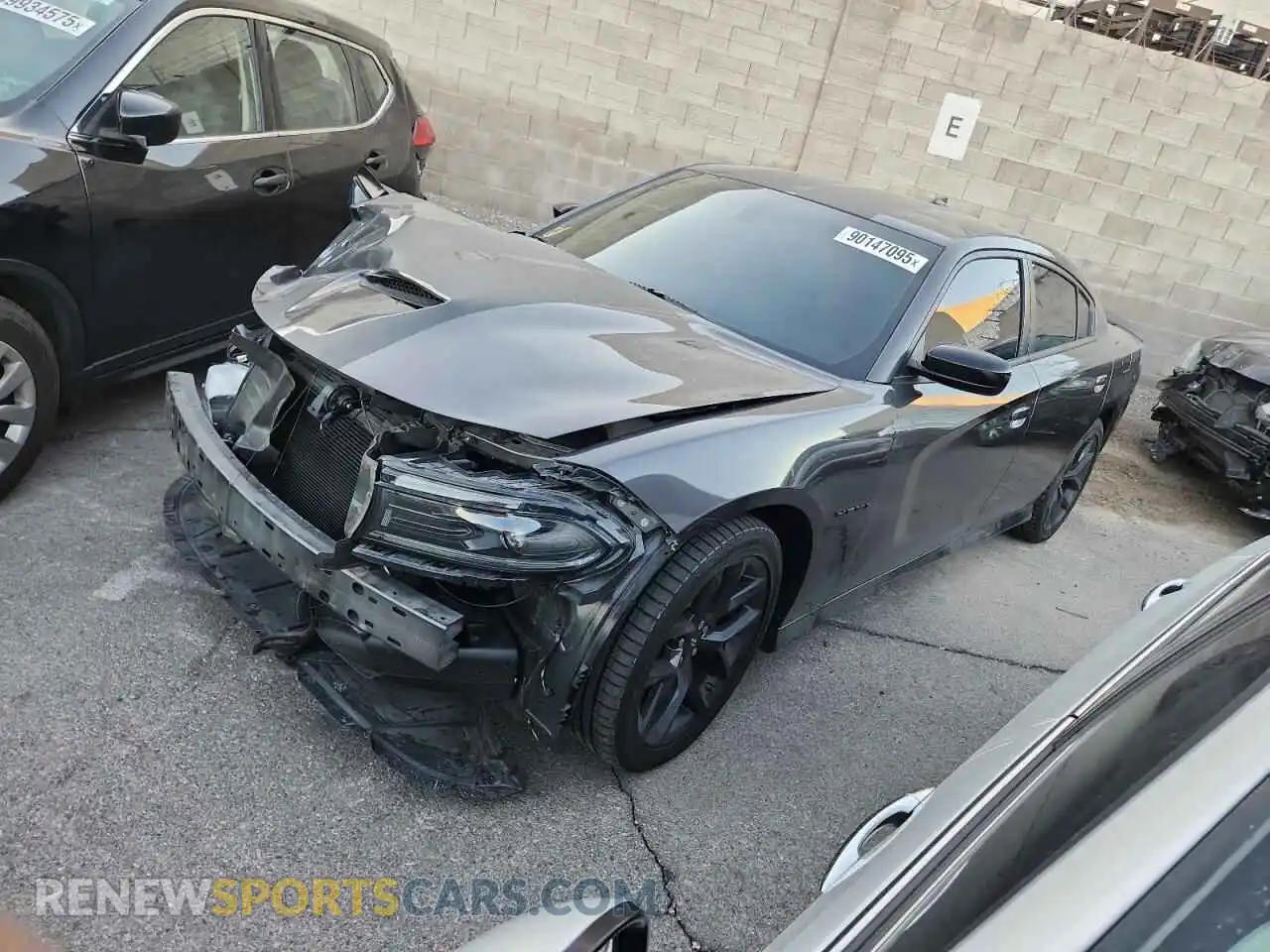 1 Photograph of a damaged car 2C3CDXCTXNH203338 DODGE CHARGER 2022
