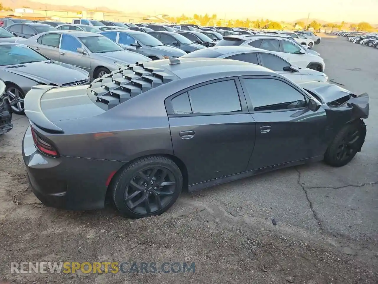 3 Photograph of a damaged car 2C3CDXCTXNH203338 DODGE CHARGER 2022