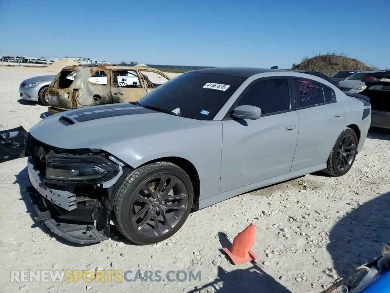 1 Photograph of a damaged car 2C3CDXCTXNH217305 DODGE CHARGER 2022