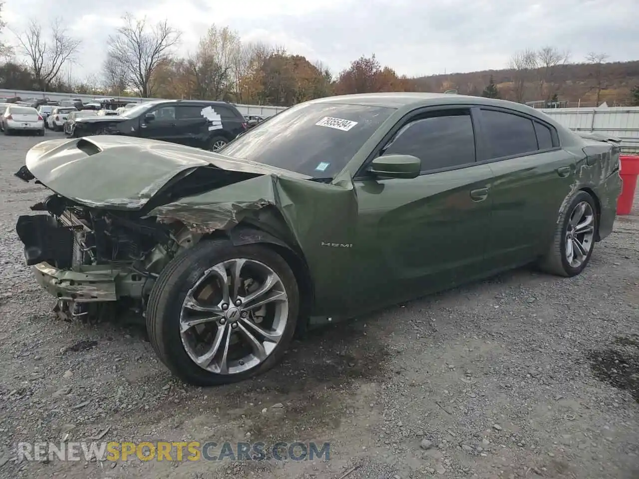 1 Photograph of a damaged car 2C3CDXCTXNH235822 DODGE CHARGER 2022