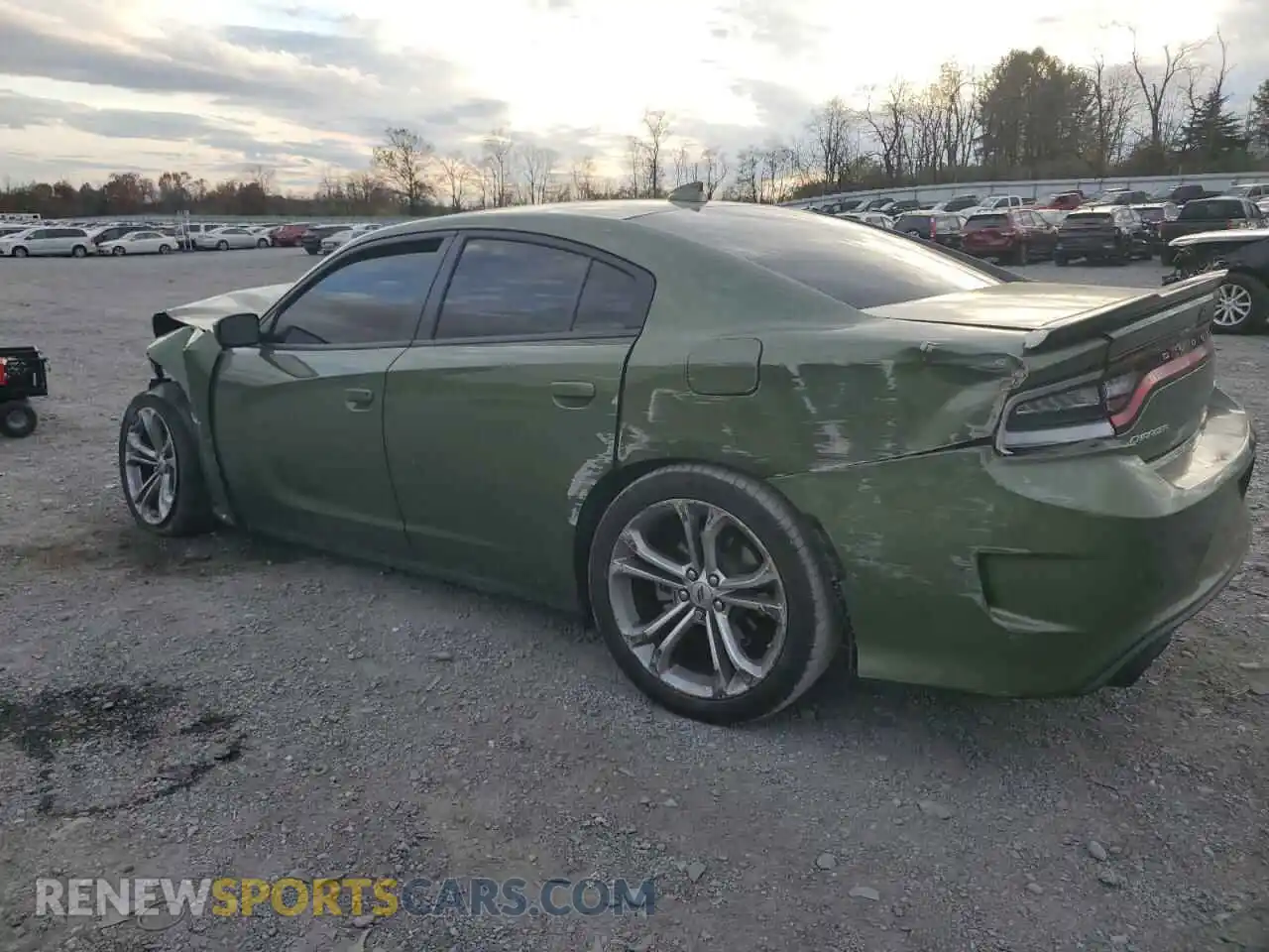2 Photograph of a damaged car 2C3CDXCTXNH235822 DODGE CHARGER 2022