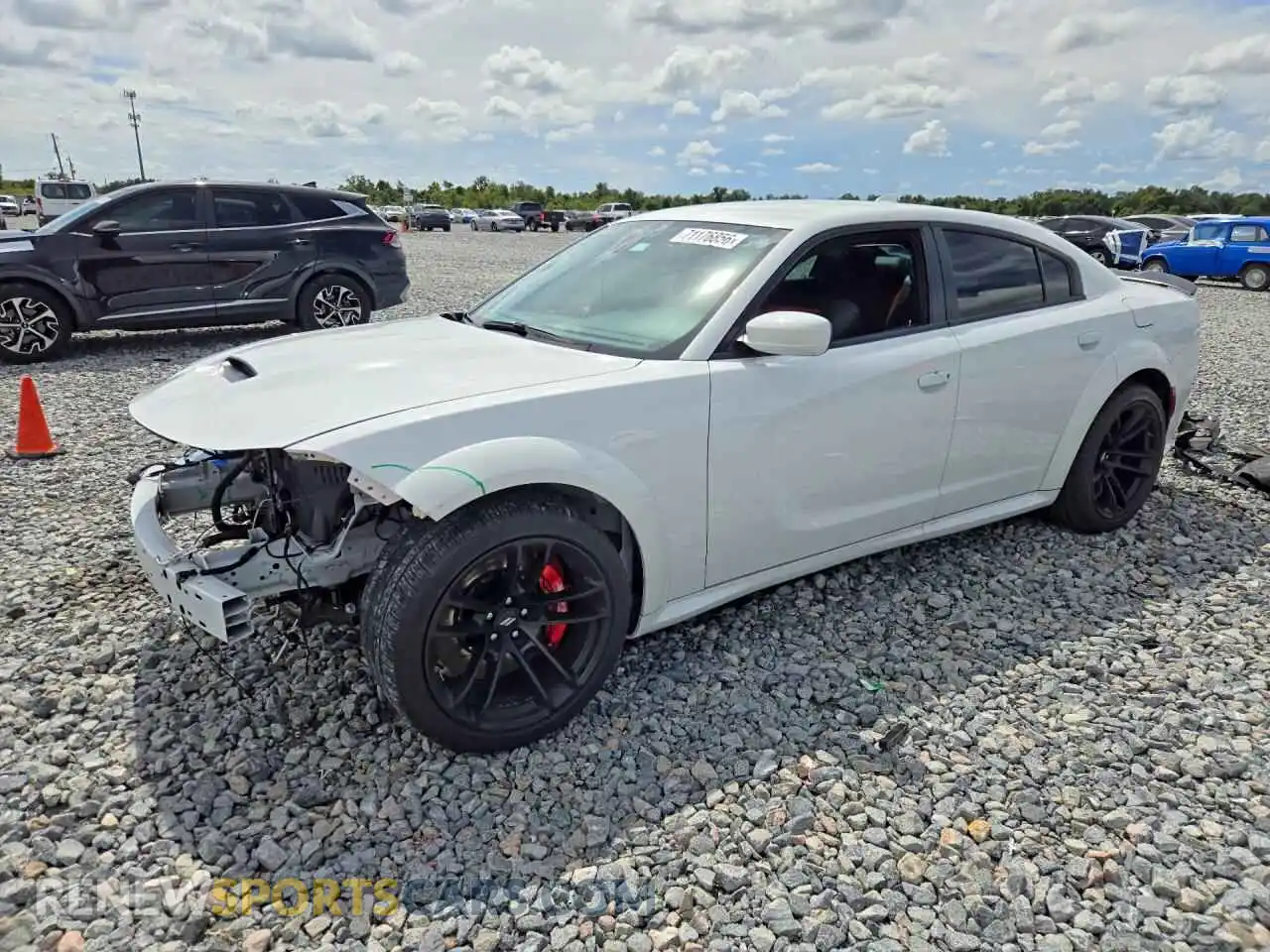 1 Photograph of a damaged car 2C3CDXGJ0NH136273 DODGE CHARGER 2022