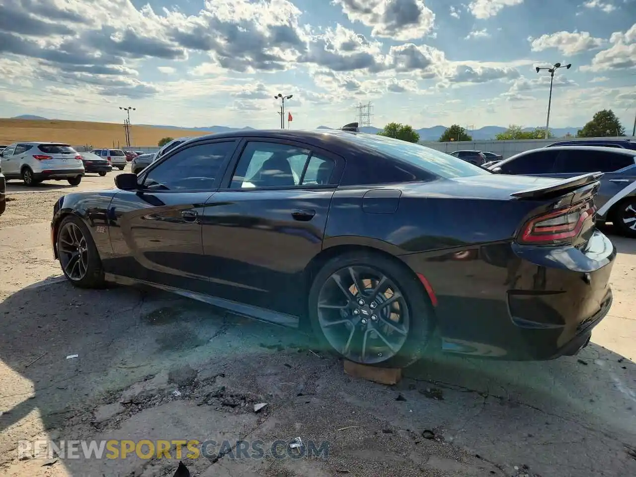 2 Photograph of a damaged car 2C3CDXGJ0NH235028 DODGE CHARGER 2022