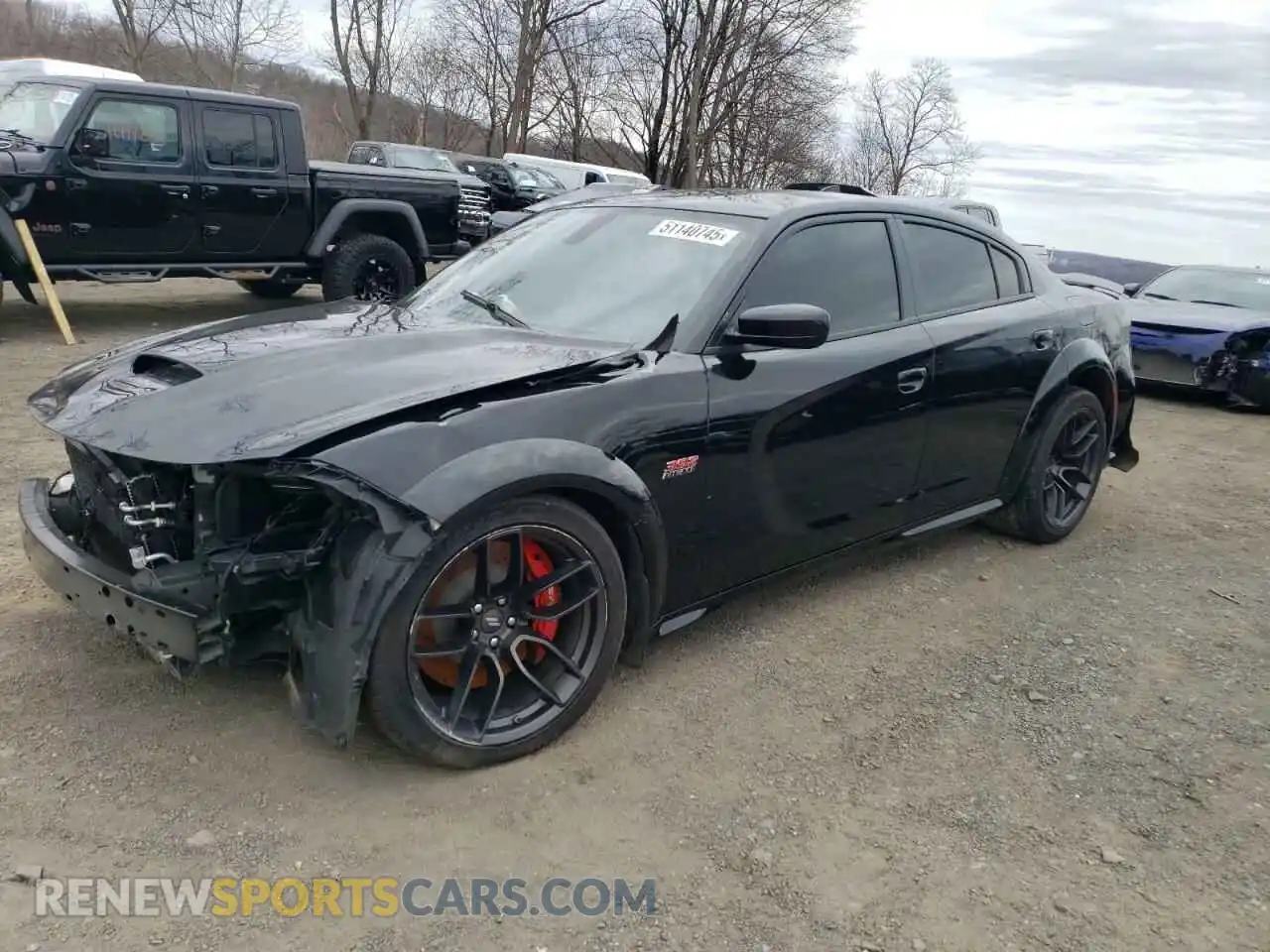 1 Photograph of a damaged car 2C3CDXGJ1NH227522 DODGE CHARGER 2022