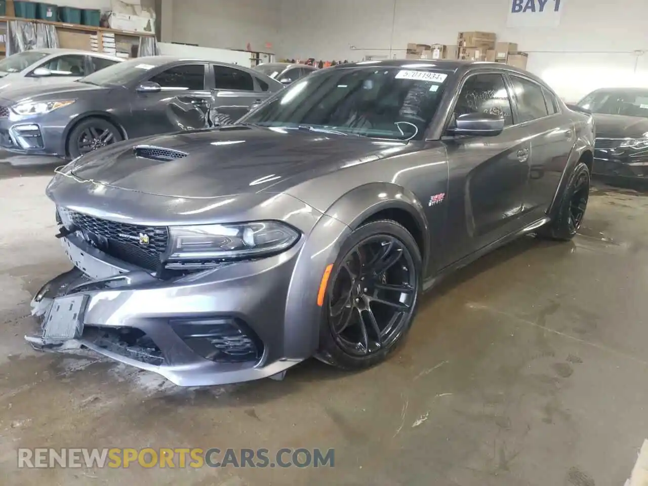 1 Photograph of a damaged car 2C3CDXGJ2NH147582 DODGE CHARGER 2022