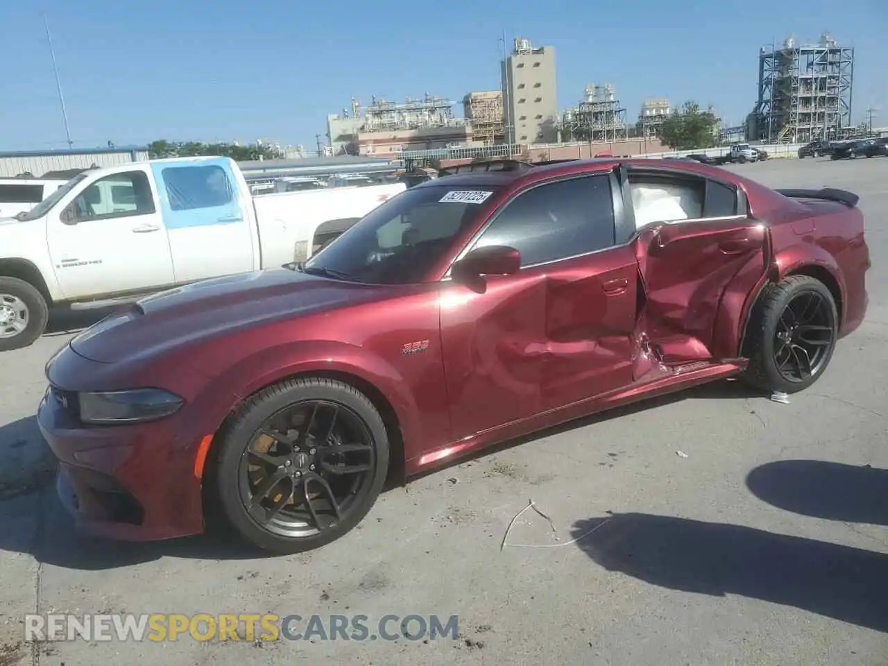 2 Photograph of a damaged car 2C3CDXGJ2NH159487 DODGE CHARGER 2022
