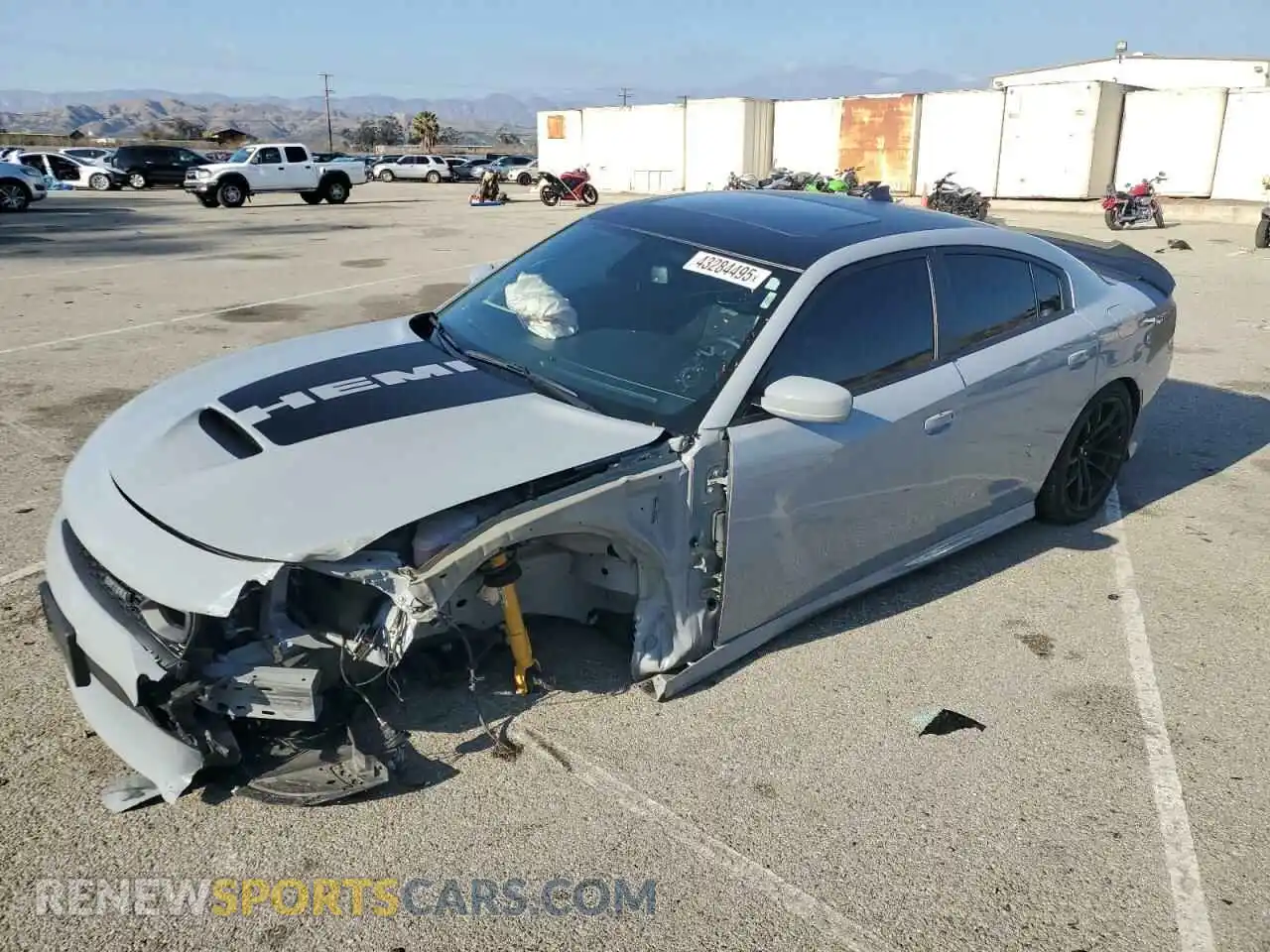 1 Photograph of a damaged car 2C3CDXGJ2NH239694 DODGE CHARGER 2022