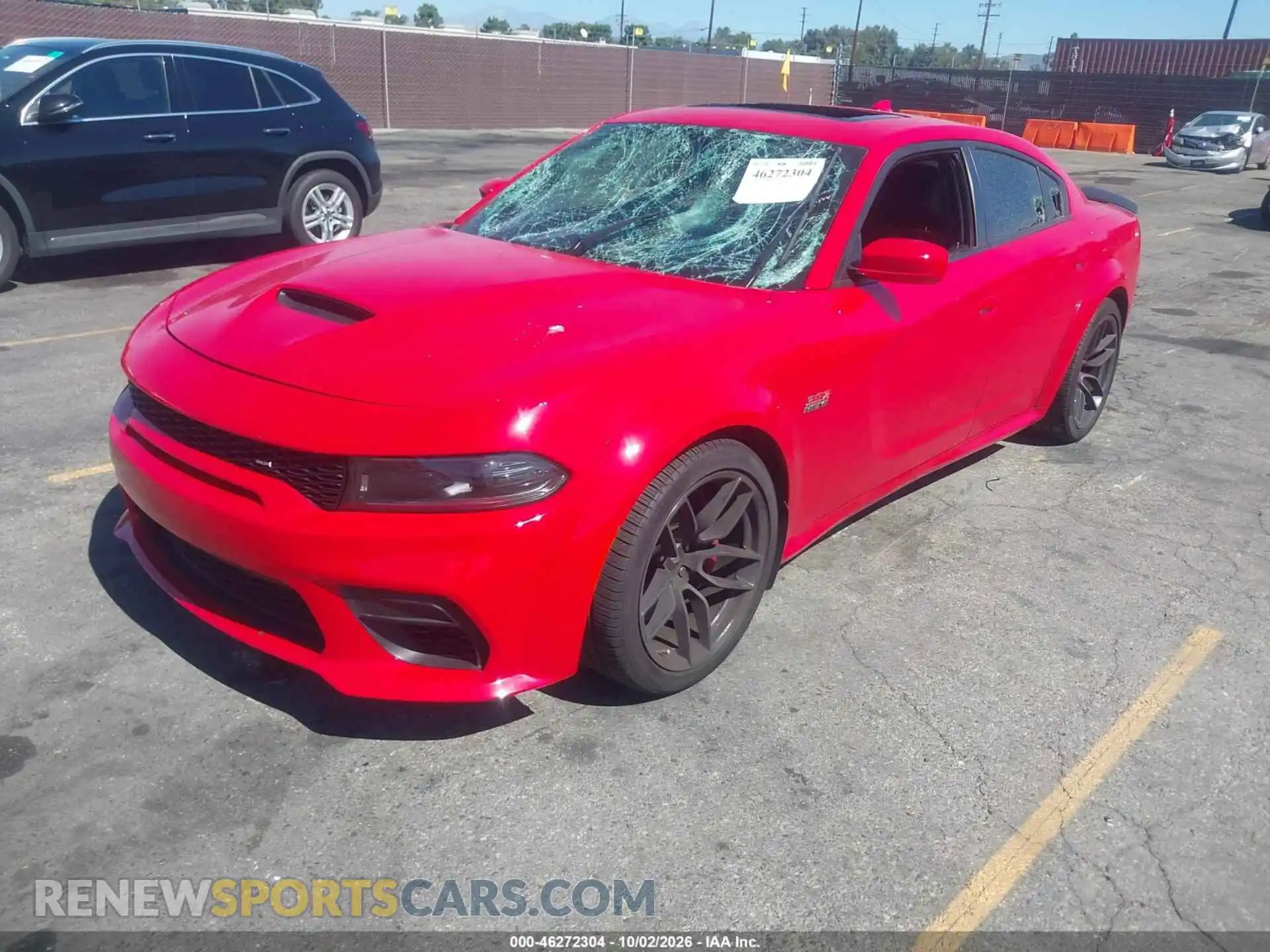 2 Photograph of a damaged car 2C3CDXGJ3NH100948 DODGE CHARGER 2022