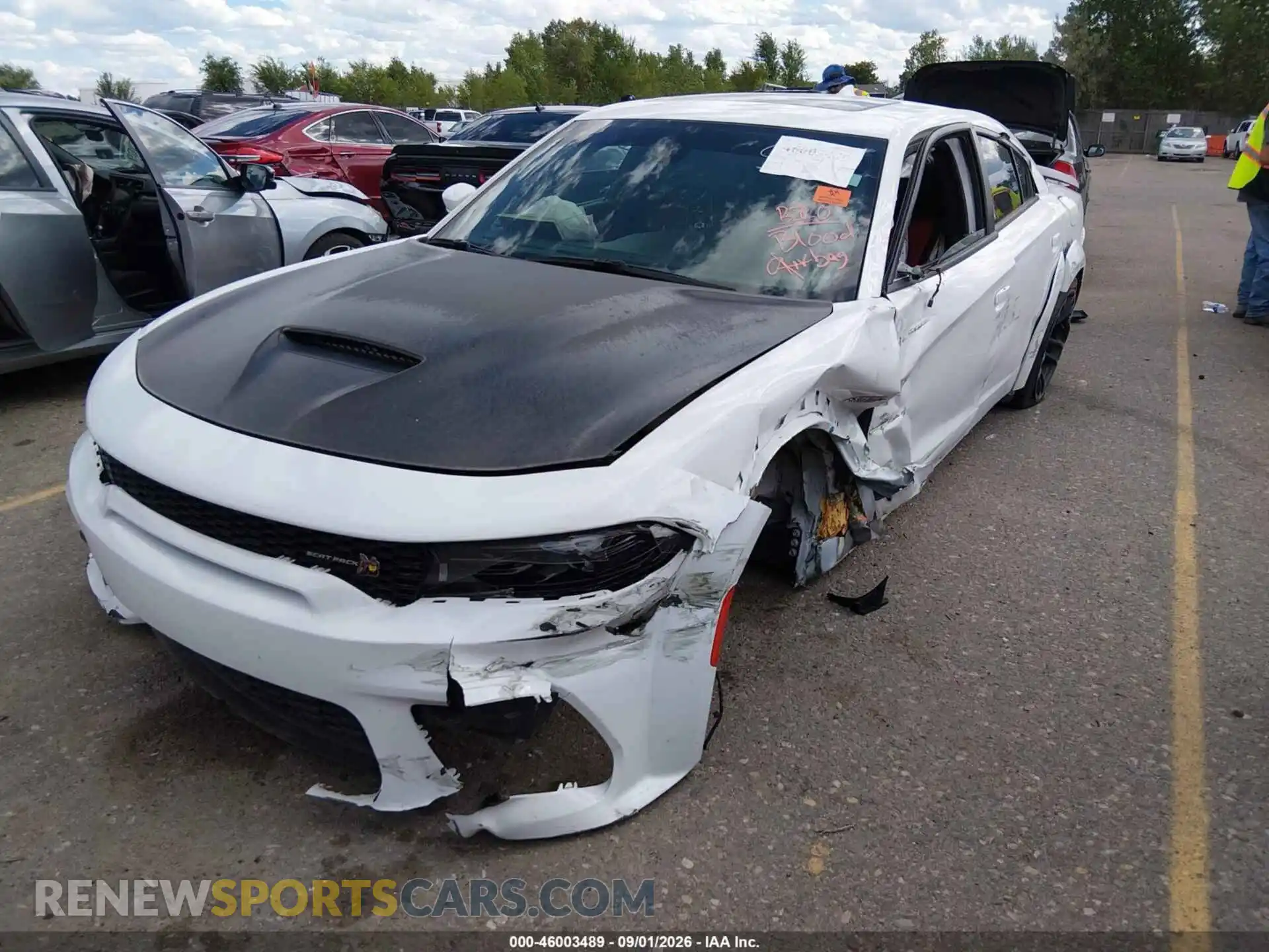 2 Photograph of a damaged car 2C3CDXGJ3NH103011 DODGE CHARGER 2022