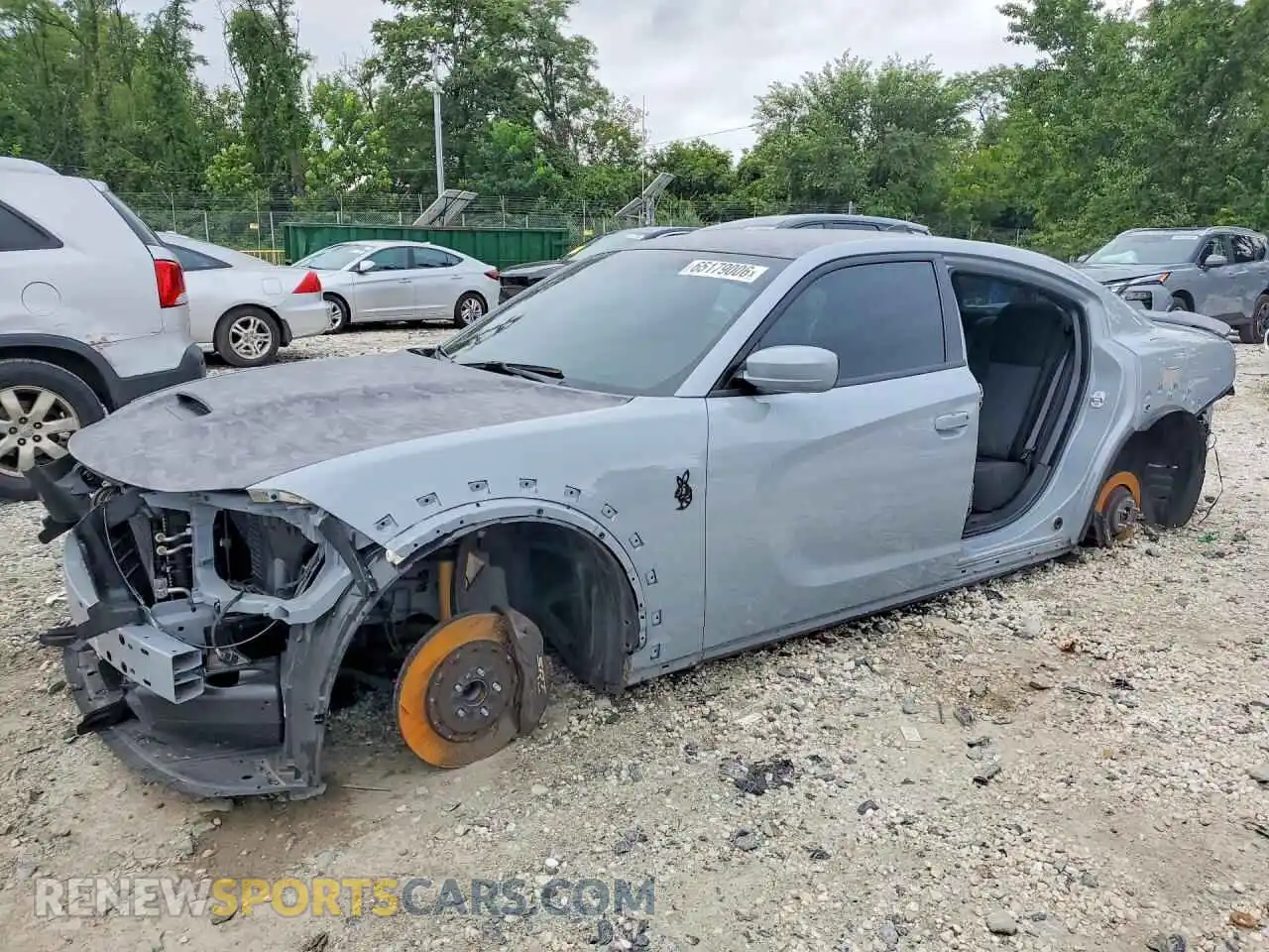 1 Photograph of a damaged car 2C3CDXGJ3NH220944 DODGE CHARGER 2022
