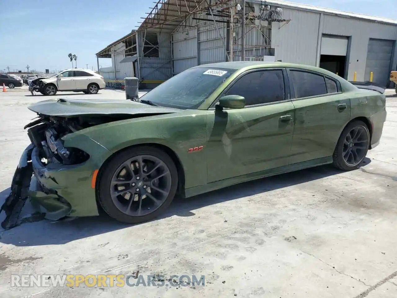 1 Photograph of a damaged car 2C3CDXGJ4NH166294 DODGE CHARGER 2022