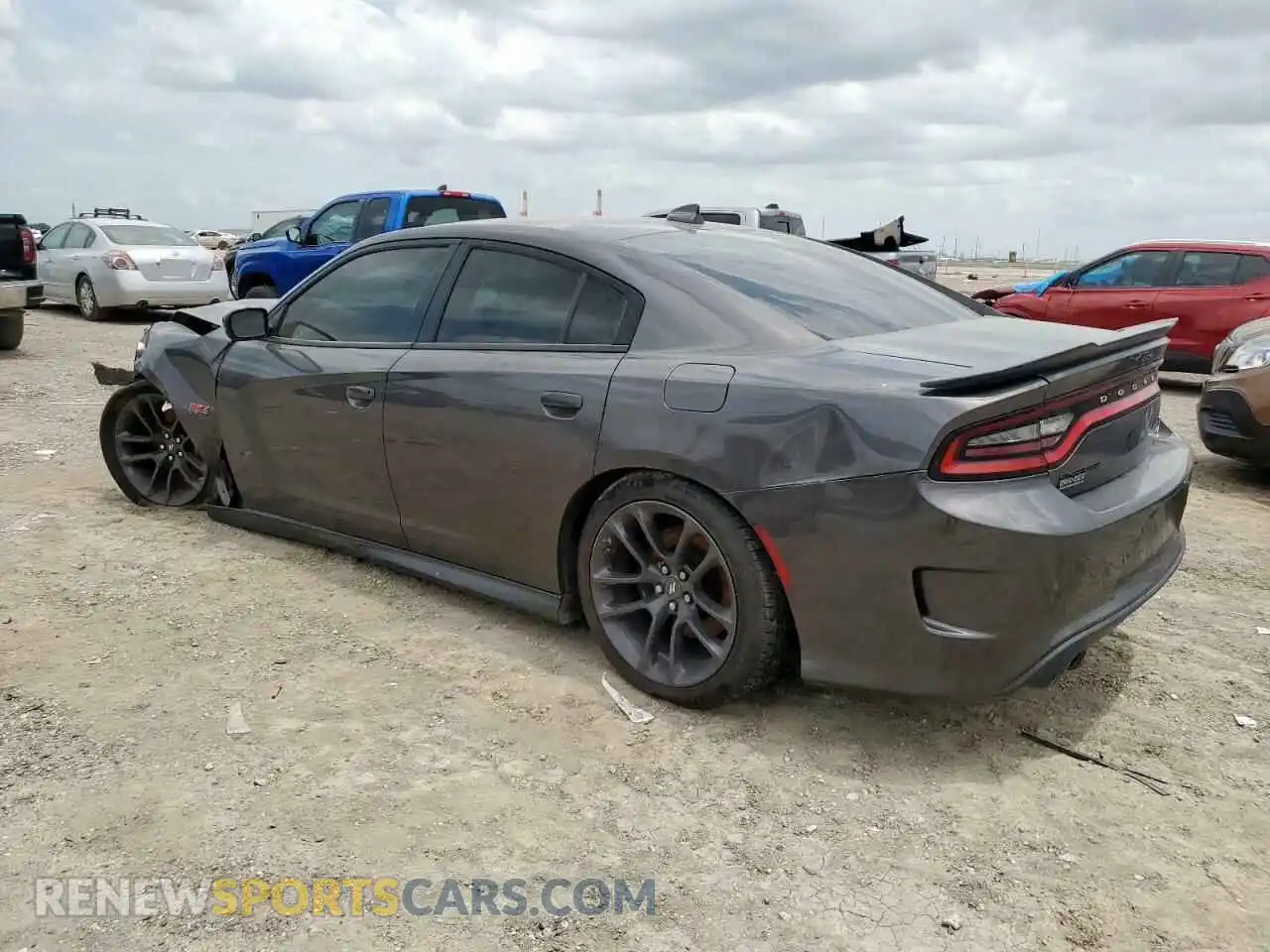 2 Photograph of a damaged car 2C3CDXGJ4NH206227 DODGE CHARGER 2022