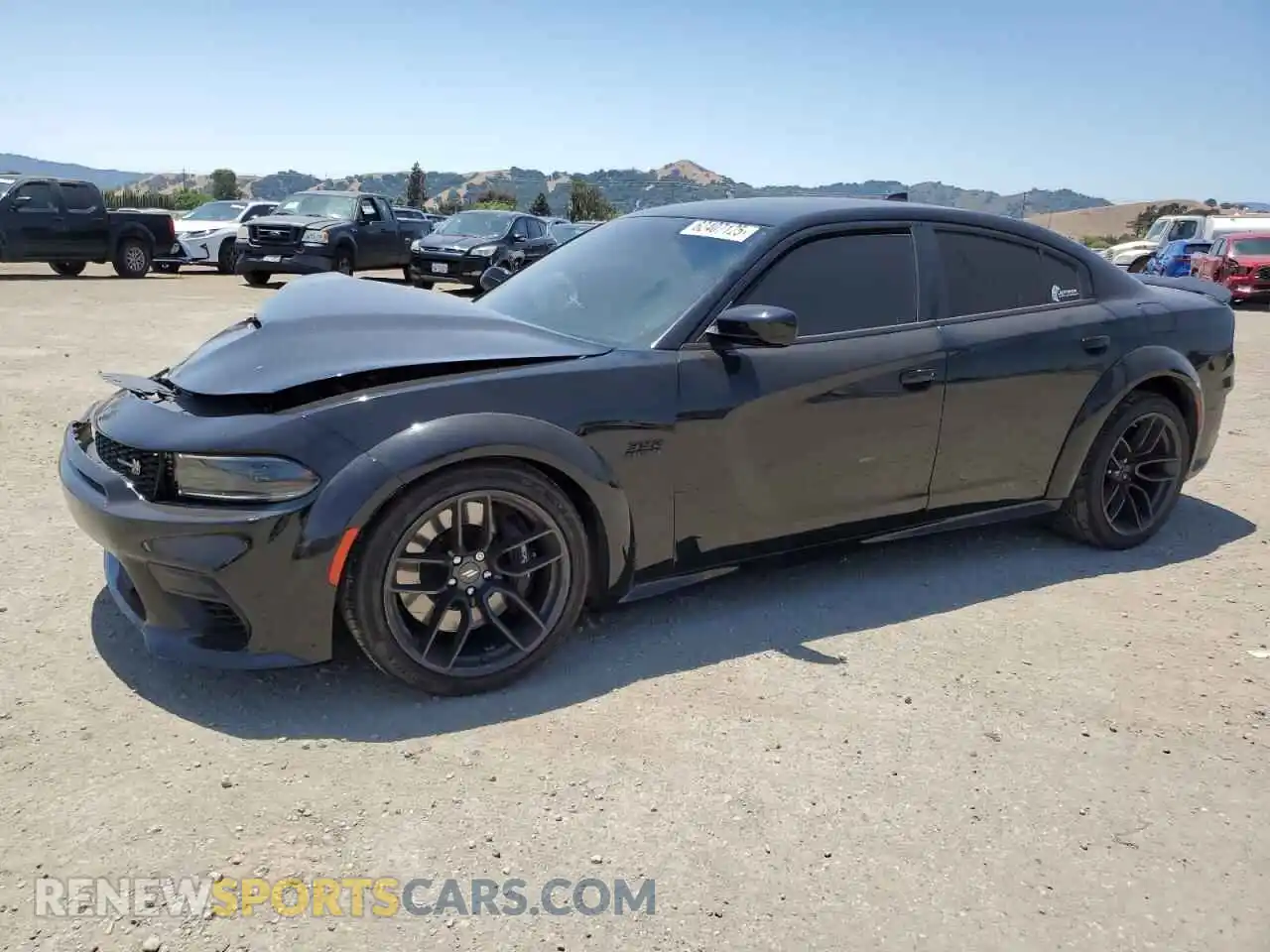 1 Photograph of a damaged car 2C3CDXGJ4NH218345 DODGE CHARGER 2022