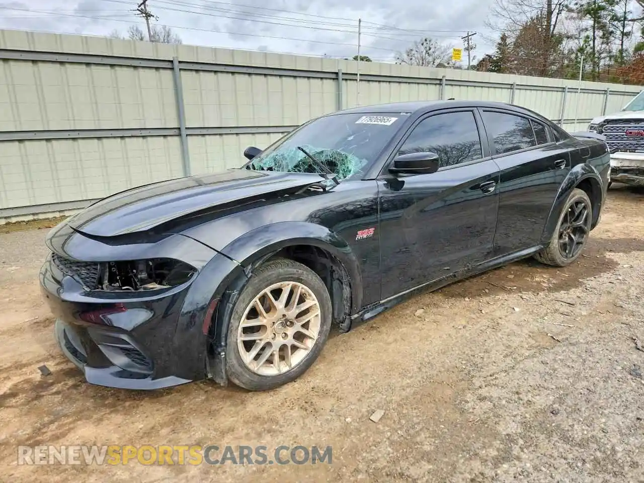 1 Photograph of a damaged car 2C3CDXGJ5NH237342 DODGE CHARGER 2022