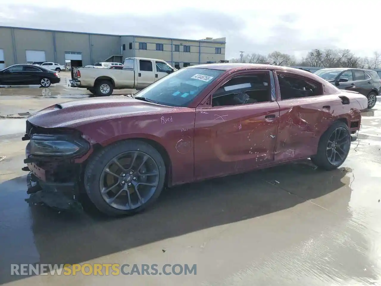 1 Photograph of a damaged car 2C3CDXGJ6NH228441 DODGE CHARGER 2022