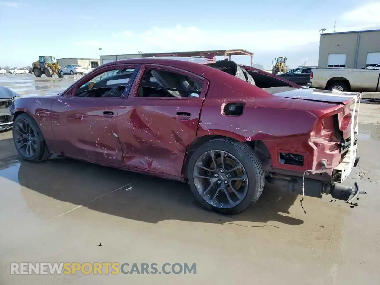 2 Photograph of a damaged car 2C3CDXGJ6NH228441 DODGE CHARGER 2022