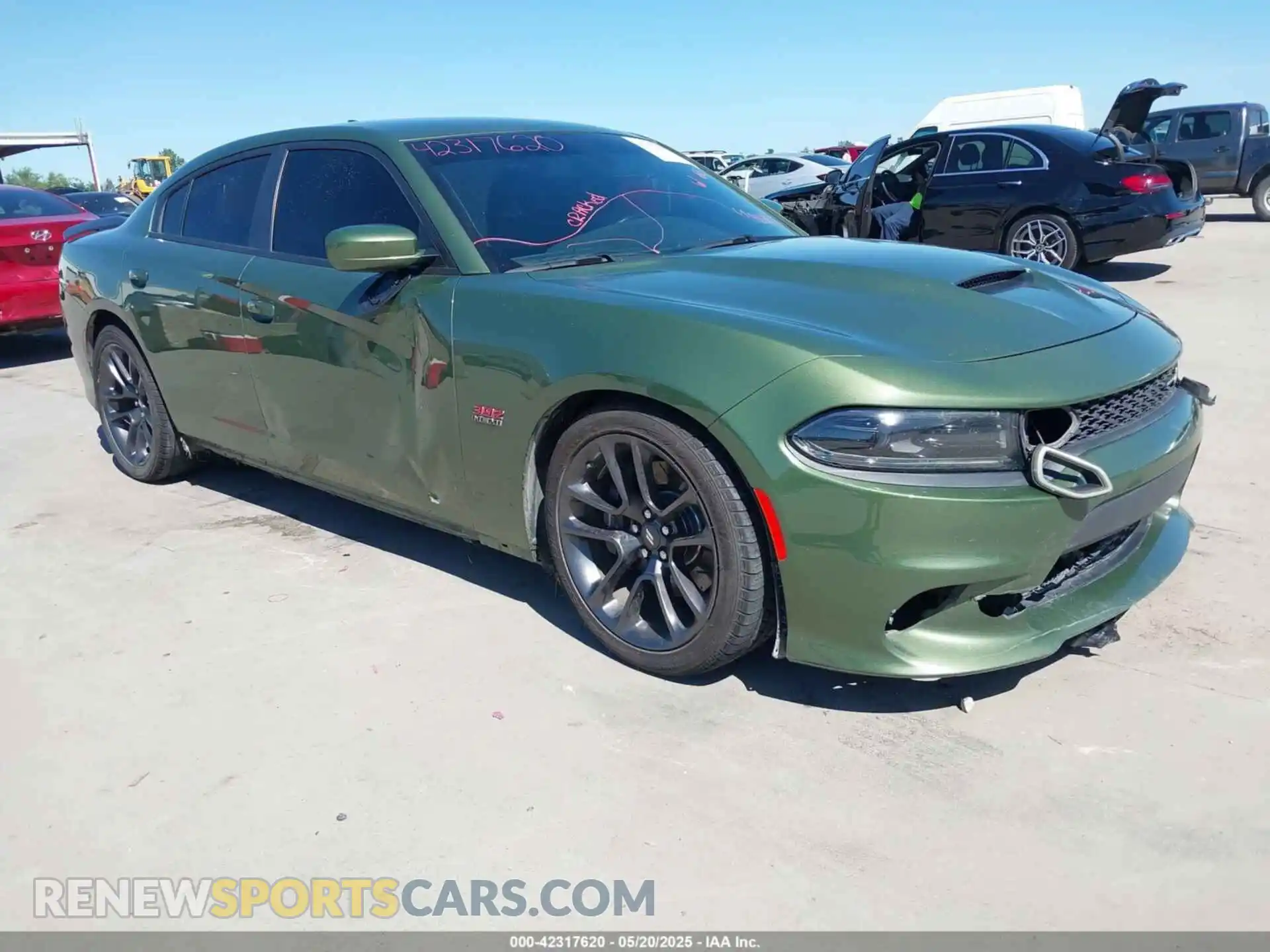 1 Photograph of a damaged car 2C3CDXGJ6NH257549 DODGE CHARGER 2022