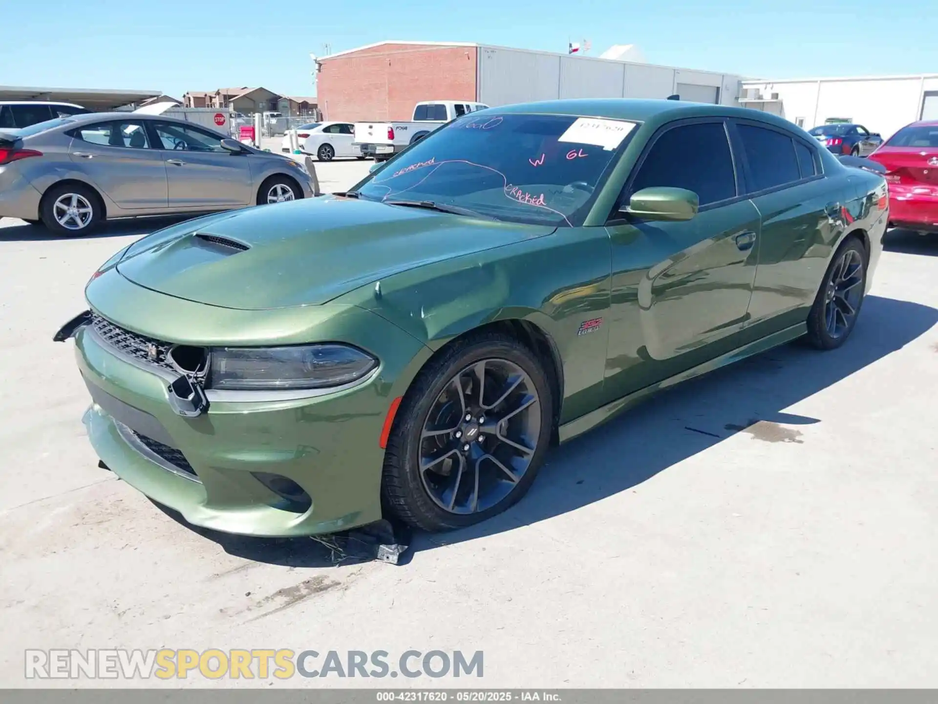2 Photograph of a damaged car 2C3CDXGJ6NH257549 DODGE CHARGER 2022