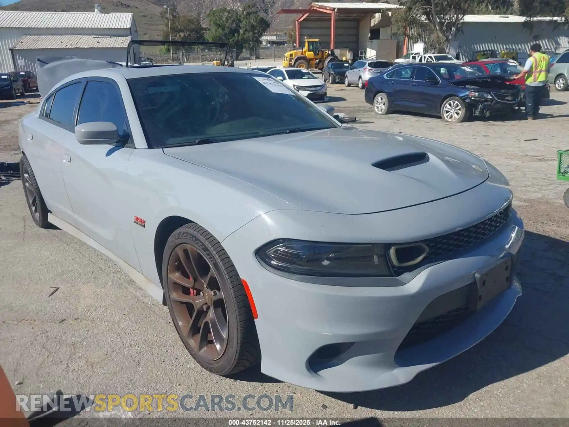 1 Photograph of a damaged car 2C3CDXGJ7NH162031 DODGE CHARGER 2022