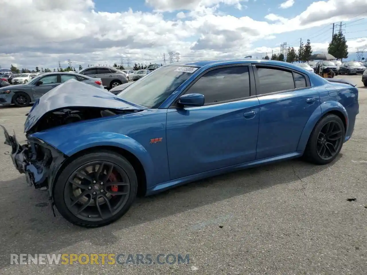 1 Photograph of a damaged car 2C3CDXGJ7NH180139 DODGE CHARGER 2022