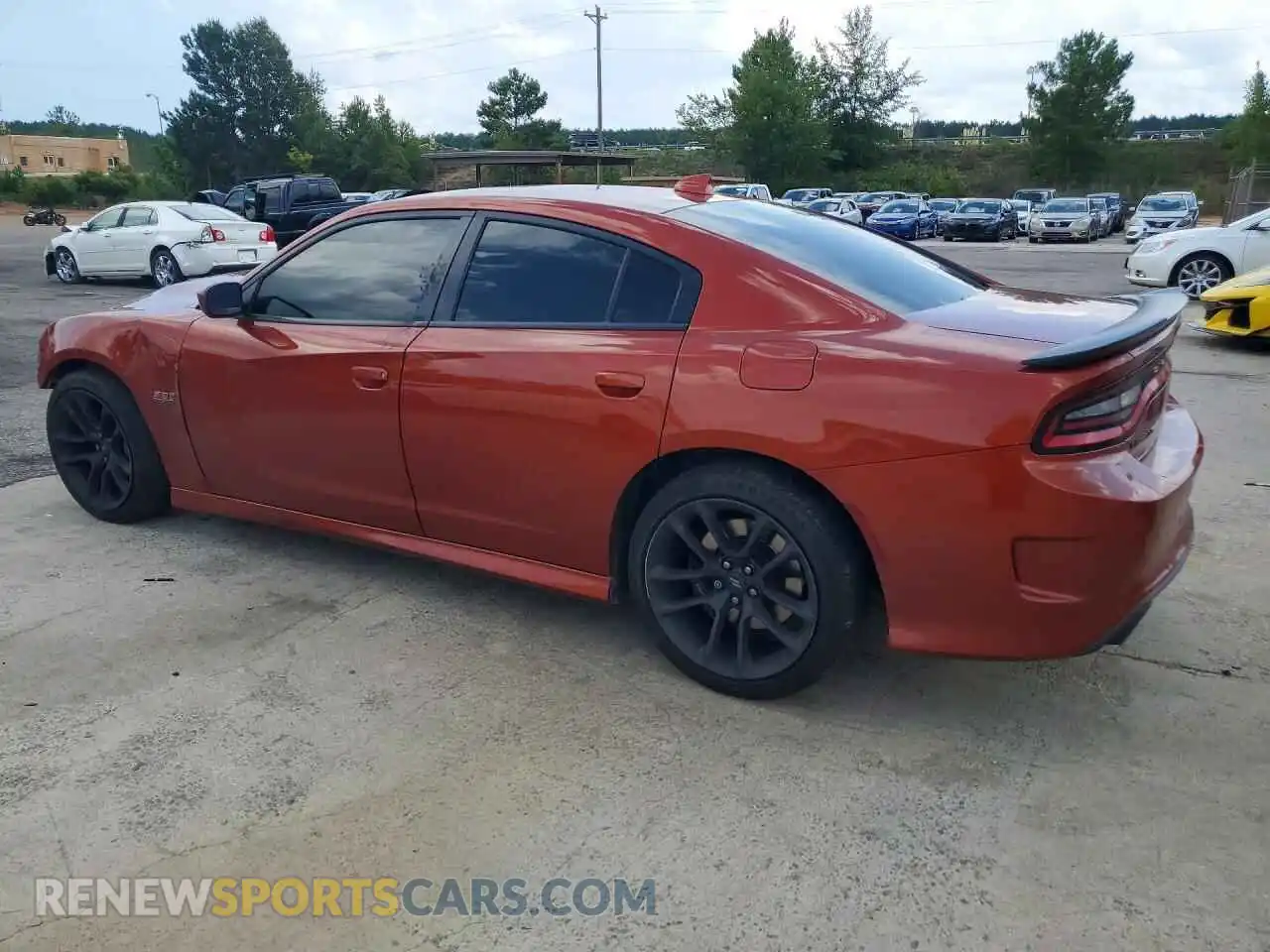 2 fotografías del automóvil dañado 2C3CDXGJ7NH225631 DODGE CHARGER 2022