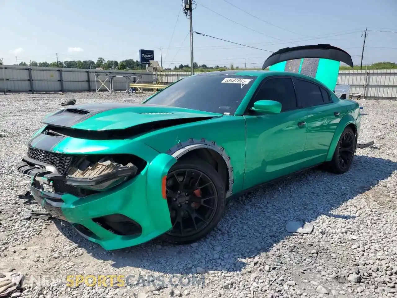 1 Photograph of a damaged car 2C3CDXGJ8NH104901 DODGE CHARGER 2022