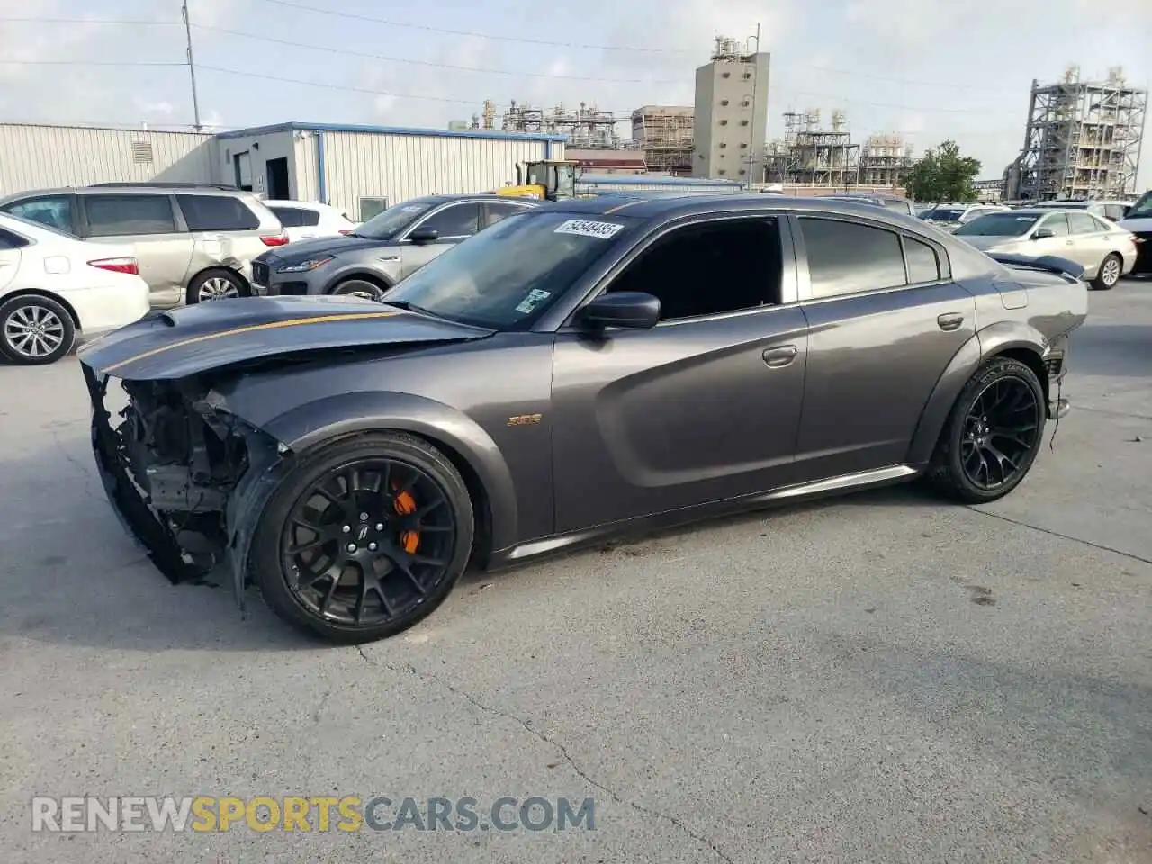 1 Photograph of a damaged car 2C3CDXGJ9NH102557 DODGE CHARGER 2022