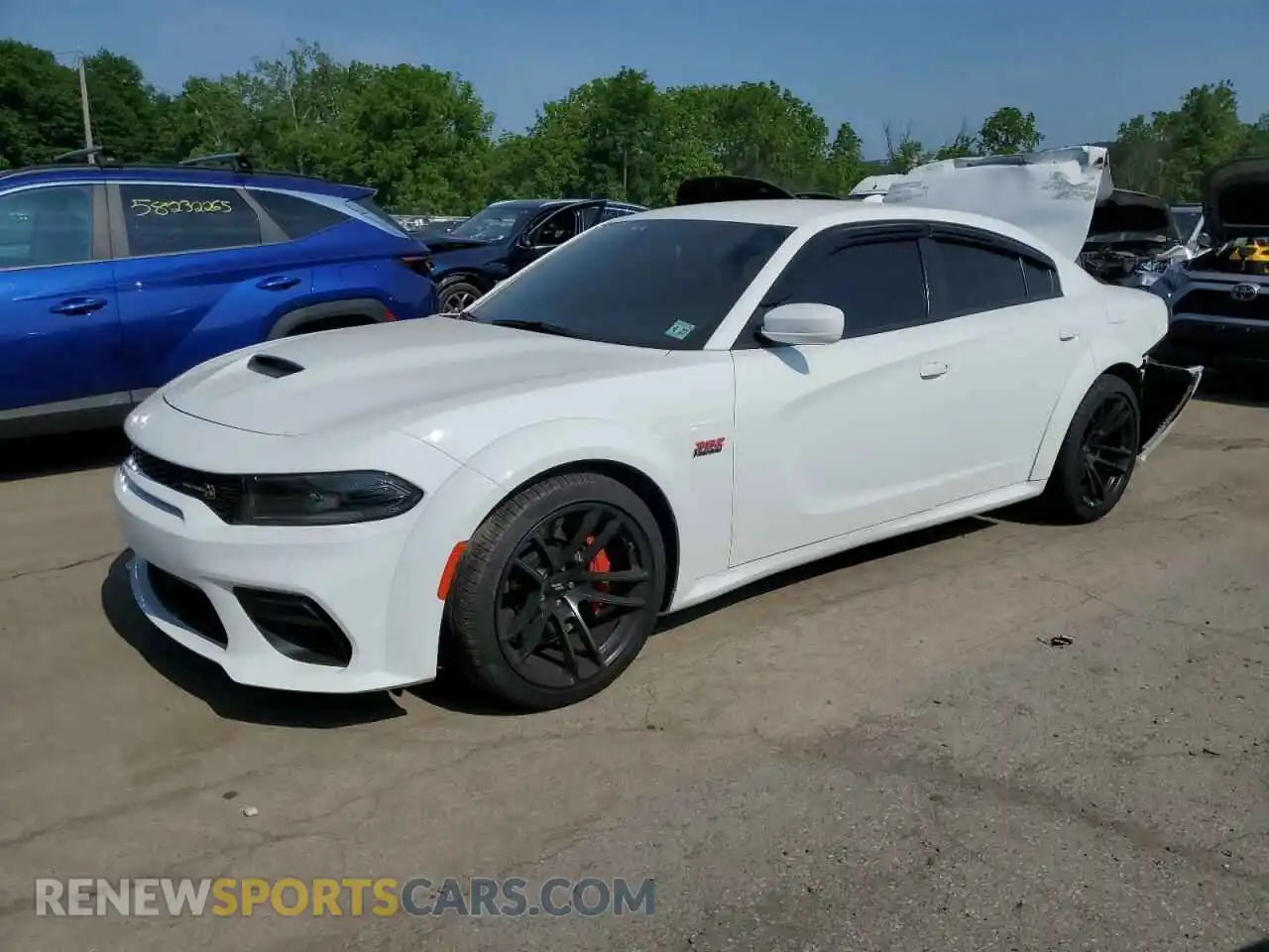 1 Photograph of a damaged car 2C3CDXGJ9NH181308 DODGE CHARGER 2022