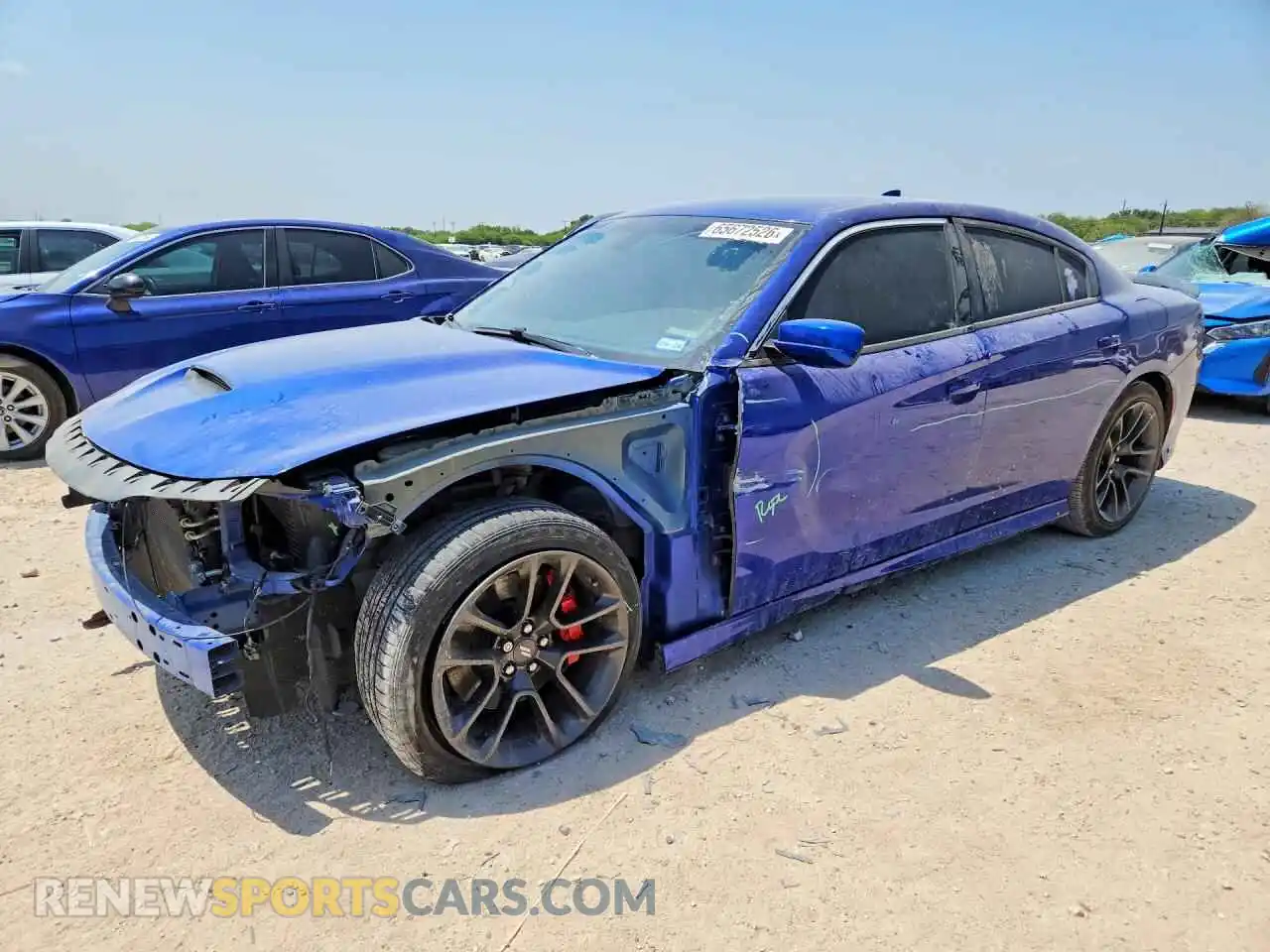 1 Photograph of a damaged car 2C3CDXGJ9NH228322 DODGE CHARGER 2022